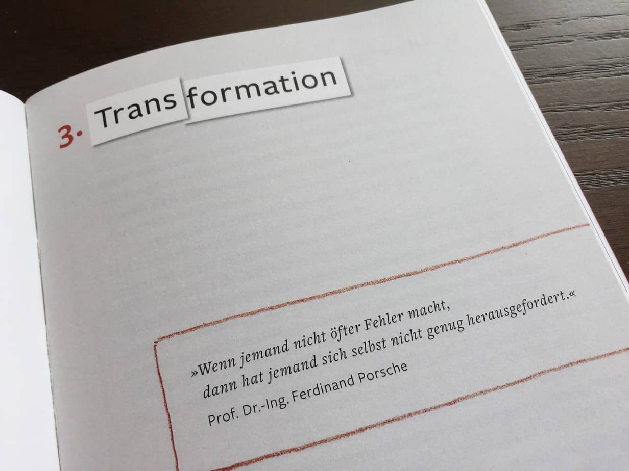 Transformation Prof. Dr.-Ing. Ferdinand Porsche Zitat
